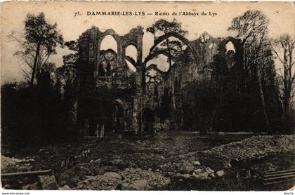 CPA DAMMARIE-les-LYS Ruines de l'Abbaye du Lys (1329466)