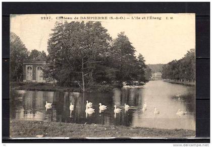 CPA 78 - Chateau de Dampierre - L'Ile et l'Etang - Cygnes