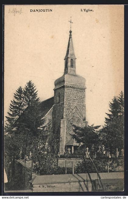 CPA Danjoutin, L`Église