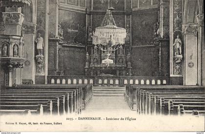 CPA Dannemarie Interieur de l'Eglise