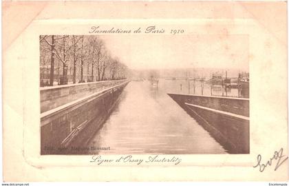 CPA - Carte Postale -France-Paris Inondation de 1910 Ligne d'Orsay Austerlitz  VM47656