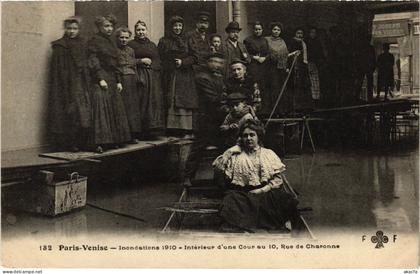 CPA Inondations 1910 PARIS 11e 10, rue de Charonne (1393171)