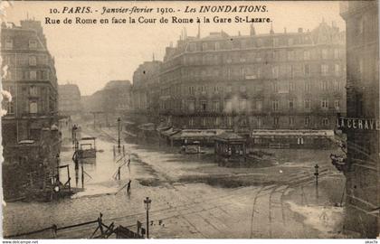 CPA PARIS 8e - Rue de Rome en face la Cour de Rome (64418)