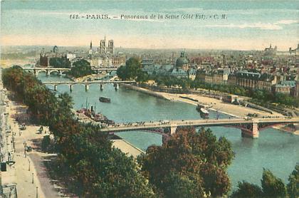 75 - PARIS - Panorama de la Seine (Côté Est)  (C.M. 142)