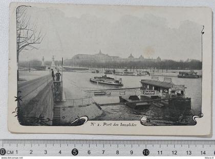 I122099 Cartolina Francia - Paris - Port des Invalides