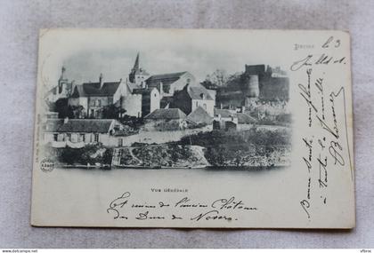 Cpa 1901, Decize, vue générale, Nièvre 58