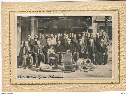 Drome : Die, Clique de Die-Ste-Cecile, Années 50, Rare Photo, Voir Descriptif...