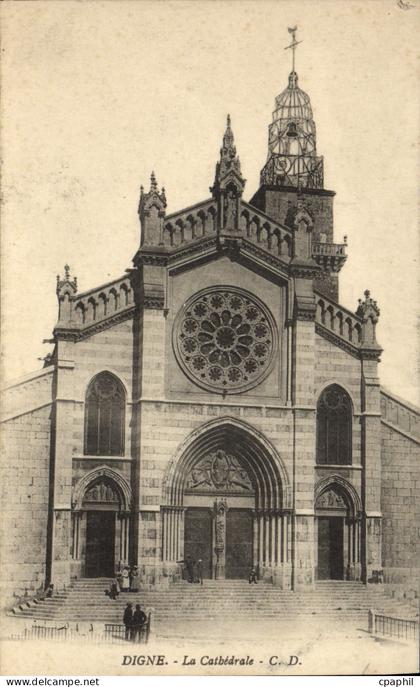 CPA Digne La Cathedrale