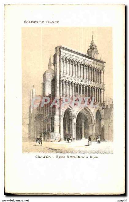 Dijon CPa Eglise Notre DAme a Dijon