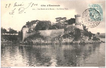 CPA  Carte Postale France  Plouër-sur-Rance Bords de la Rance Chêne vert 1904 VM68880