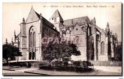 CPA Dinan L Eglise Saint Malo saint Malo church