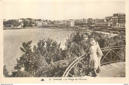 CPA Dinard la plage de l'Ecluse