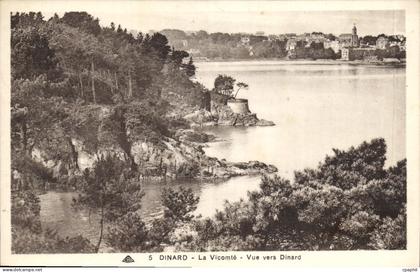 CPA Dinard La Vicomte Vue vers Dinard