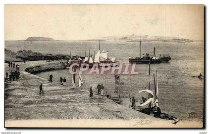 Dinard CPA La cote (bateau)