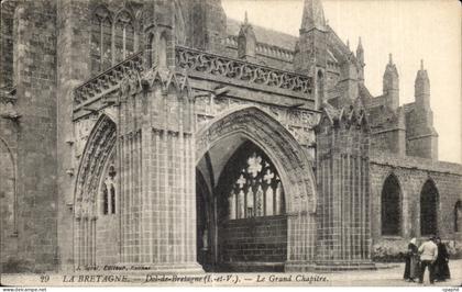 CPA La Bretange Dol de Bretagne Le Grand Chapitre