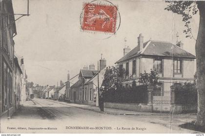 Donnemarie-Dontilly 77 - Donnemarie en Montois - Route de Nangis - Edition Fassier