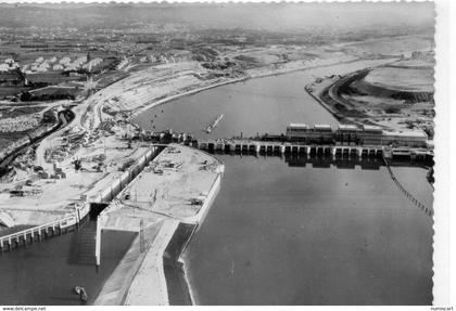 Donzère Chute de Donzère Mondragon Construction de l'Usine André Blondel