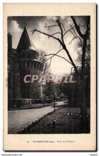 CPA Dormans (Marne) Tour du Chateau