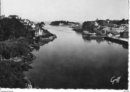 CPA DOUARNENEZ -estuaire de paul david vu du pont