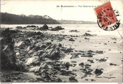 CPA Douarnenez Vue generale de la plage