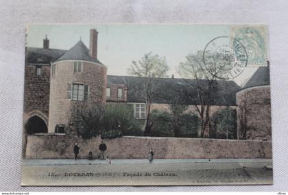 Dourdan, façade du château, Essonne 91