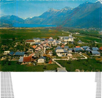 74.  DOUSSARD .  Vue aérienne .