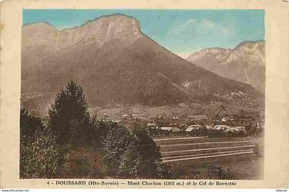 Carte Postale Ancienne - 74 - Doussard - Mont Charbon (1895 m) et le Col de Bornette - CPA - Voir Scans Recto-Verso - Po