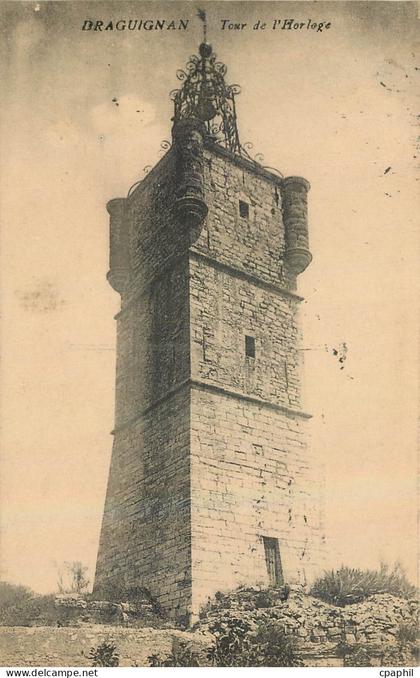 CPA Draguignan Tour de l'Horloge
