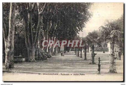 Draguignan - Esplanade et Jardin Public - CPA