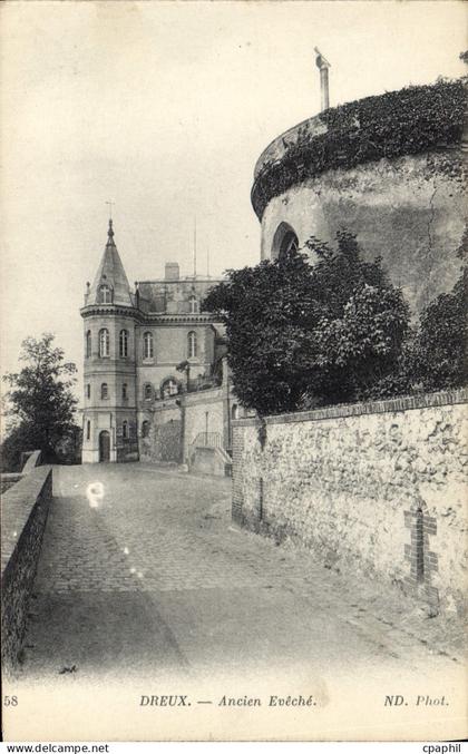 CPA Dreux Ancien Eveche