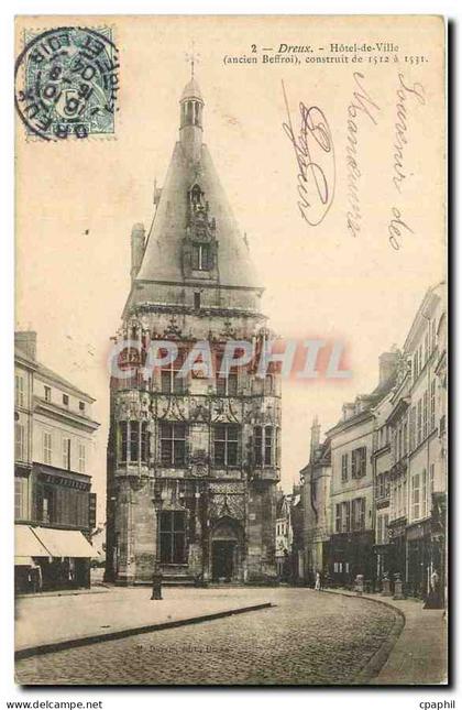 CPA Dreux Hotel de Ville