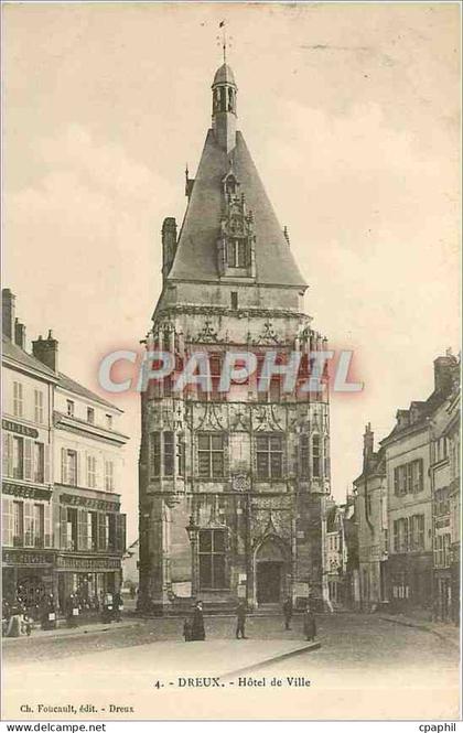 CPA Dreux Hotel de ville