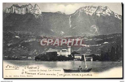 CPA Chateau de Duingt Lac d'Annecy