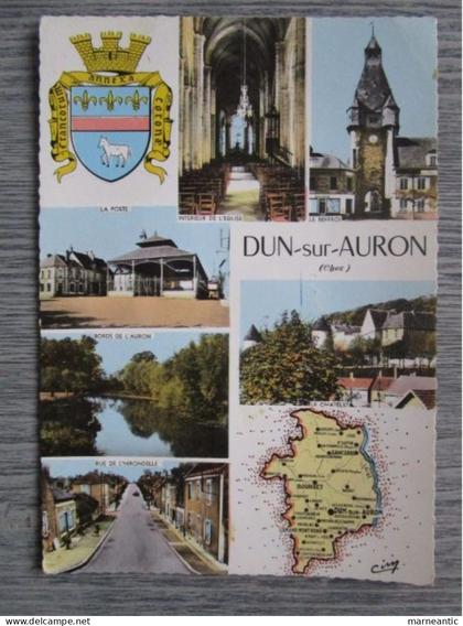 Cpa Dun sur Auron (18) multivues