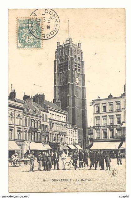 Dunkerque CPA Le beffroi