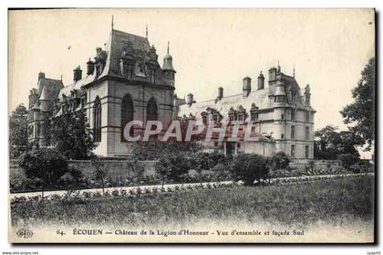 CPA Ecouen Chateau de la Legion d'Honneur Vue d'Ensemble et facade Sud