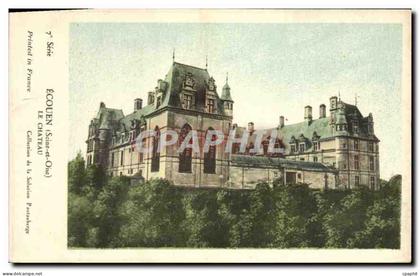 CPA Ecouen S et O Le Chateau