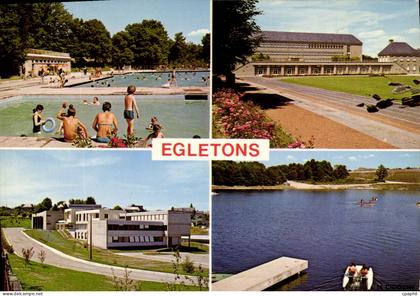 CPSM Egletons Le Piscine Le Lycee L'Iut Le Plan D'Eau