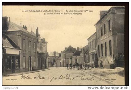 EGRISELLES LE BOCAGE ..... LA RUE PRINCIPALE