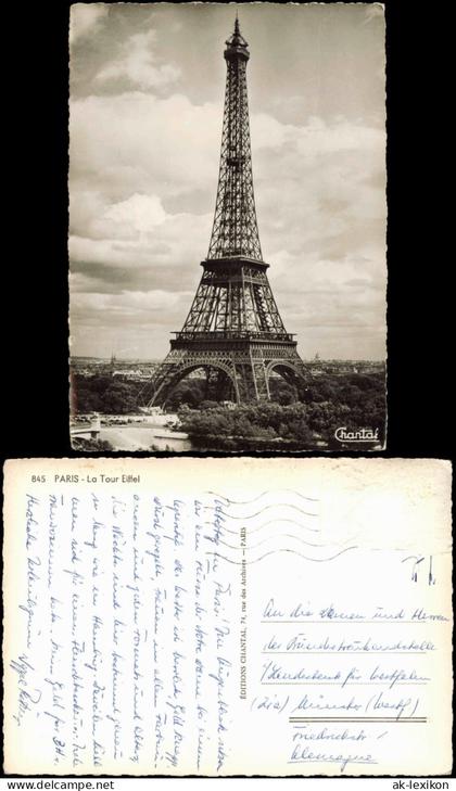 CPA Paris Eiffelturm Tour Eiffel - Fotokarte 1965