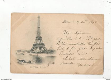 PARIS LA TOUR EIFFEL 1898