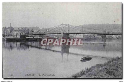 Elbeuf - Le Pont Suspendu - CPA