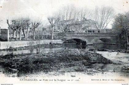 84 / ENTRAIGUES / PONT SUR LA SORGUES / PECHEURS