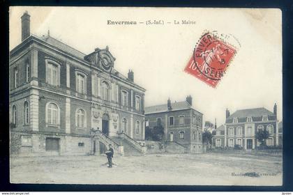 cpa du 76 Envermeu --  la Mairie    MAR25-04