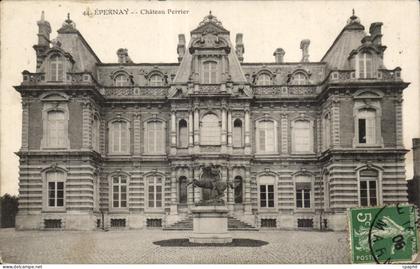 CPA Epernay Chateau Perrier