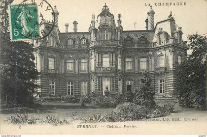 CPA Epernay Chateau Perrier