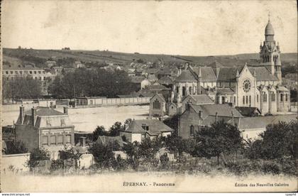 CPA Epernay Panorama