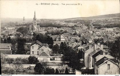 CPA Epernay Vue Penoramique