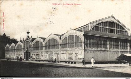 CPA Epinal Le marche couvert