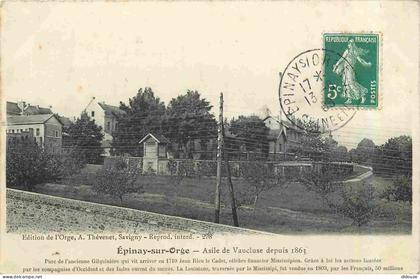 91 - Epinay-sur-Orge - Asile de Vaucluse depuis 1863 - CPA - Oblitération de 1908 - Voir Scans Recto-Verso